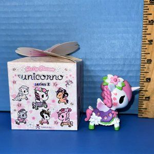 Tokidoki Unicorno Cherry Blossom Series 2 Prim 2.5" Figure New w/ Box Pink White